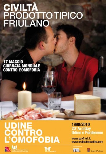 Campagna Arcigay Udine per il 17 maggio 2010