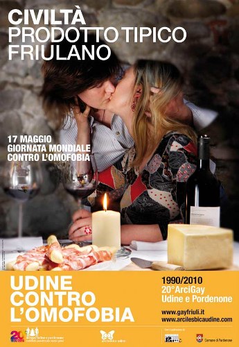 Campagna Arcigay Udine per il 17 maggio 2010